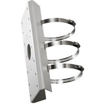 Image of a Hikvision DS-1275ZJ Alloy and Stainless Steel Pole Mount Bracket