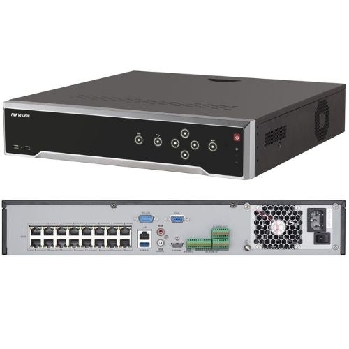 Image of a Hikvision DS-7732NI-I4/16P 32-Channel PoE NVR which customers can buy at the best price from CCTV Security Supplies including 3-year Australian manufacturers warranty and unlimited technical support