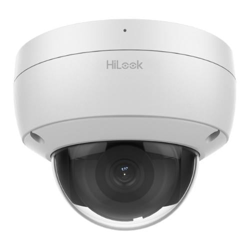 Image of a HiLook IPC-D261H-MU 6MP Dome Camera with a 2.8mm fixed lens and Deep Learning Perimeter Protection